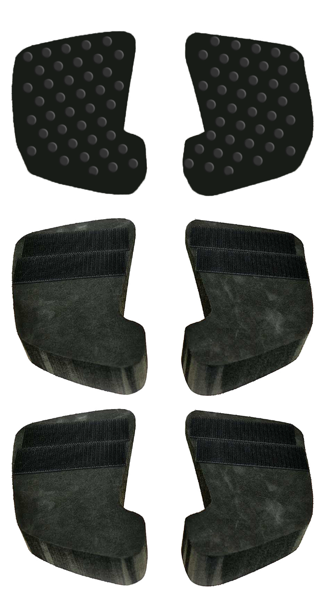 Palm Contour Ergo Bulkhead Foot Pads