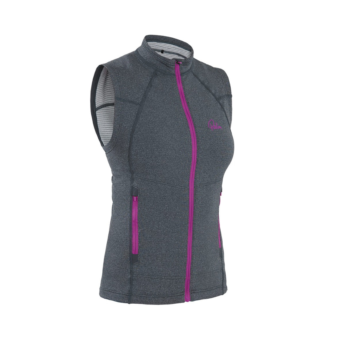 Palm Tsangpo Women's Gilet Jet Grey Front