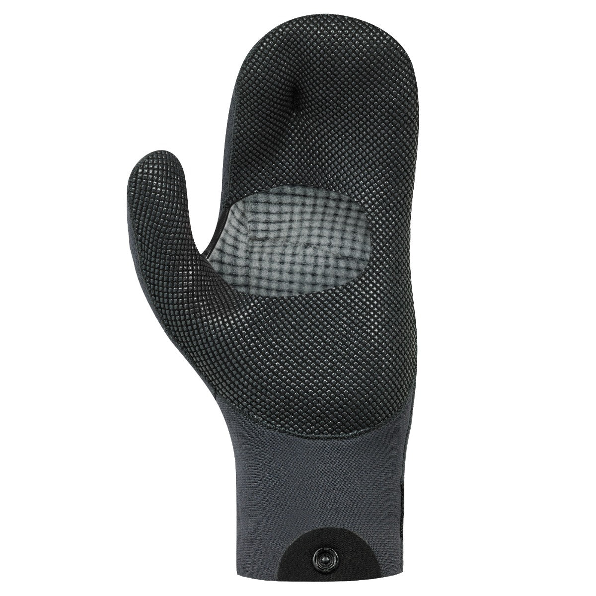 Palm Talon Mitts Jet Grey Back View