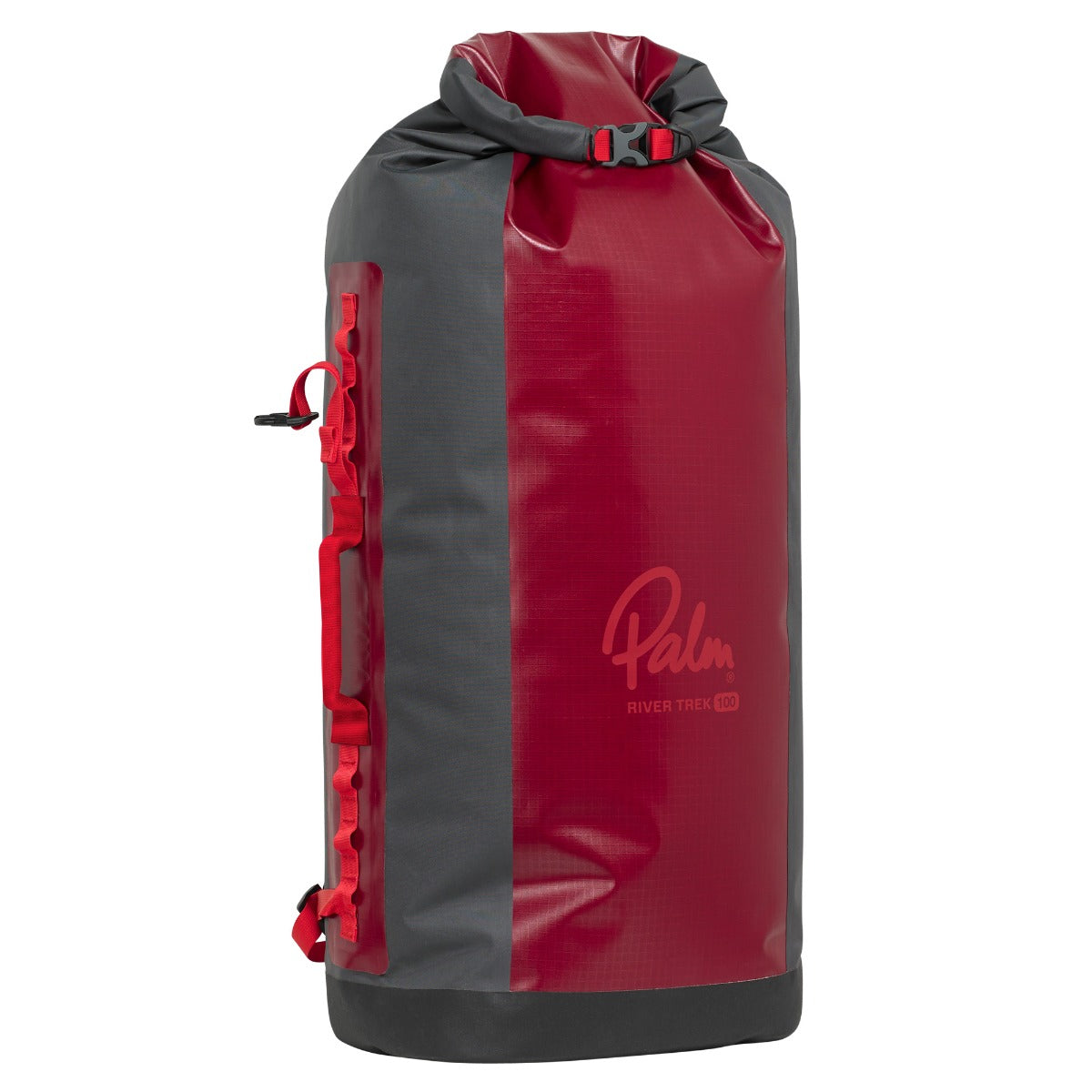Palm RiverTrek 100L Dry Bag Chilli Front View Detail