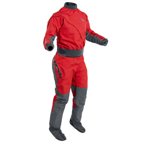 Palm Cascade Women's Suit Flame/Jet Grey Front View
