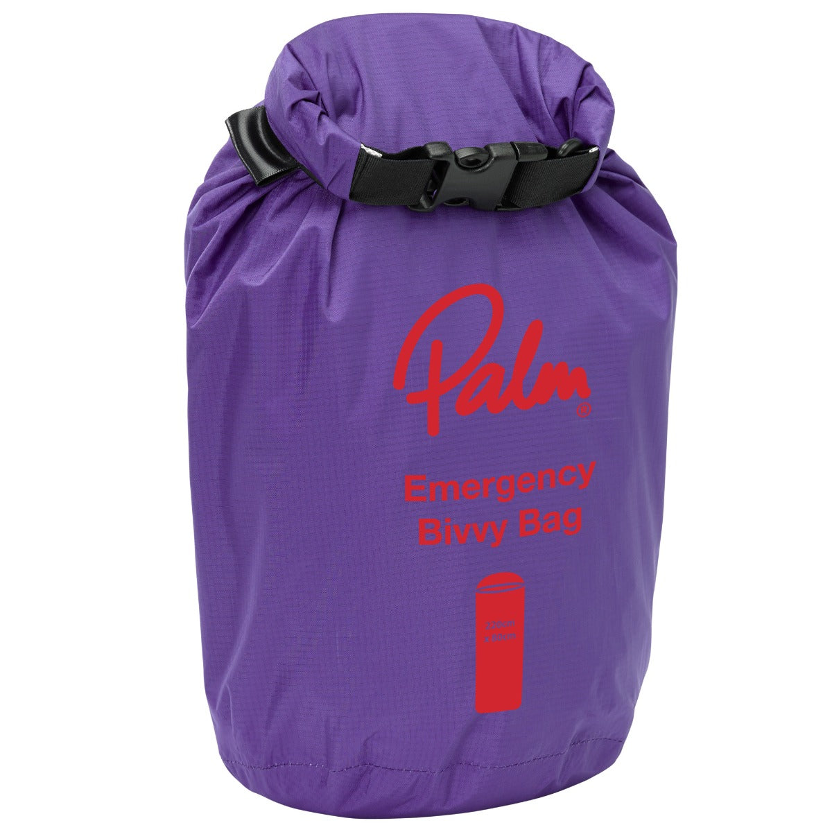 Palm Emergency Bivvy Bag Purple Front View