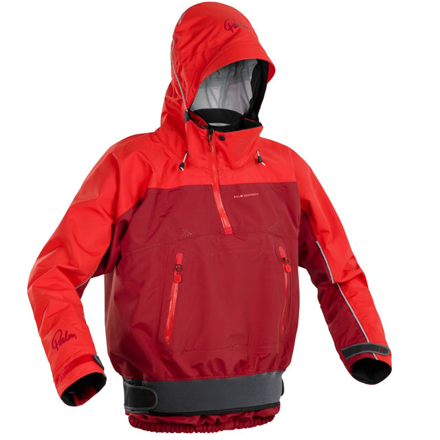 Palm Bora Jacket Chilli Flame Front View
