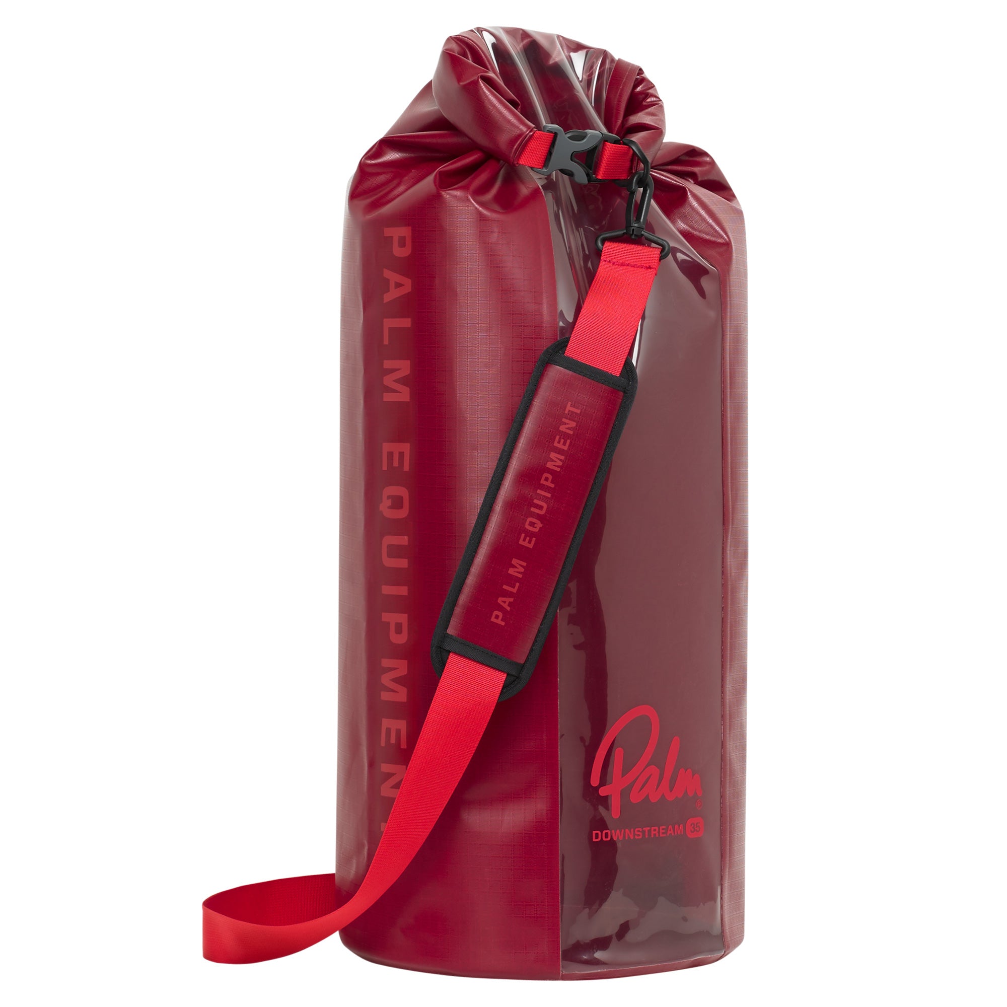 Palm Downstream 35L Dry Bag Chilli Front View Detail 1