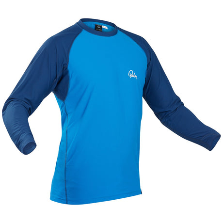 Palm Helios Long Sleeve Ocean Navy Front View