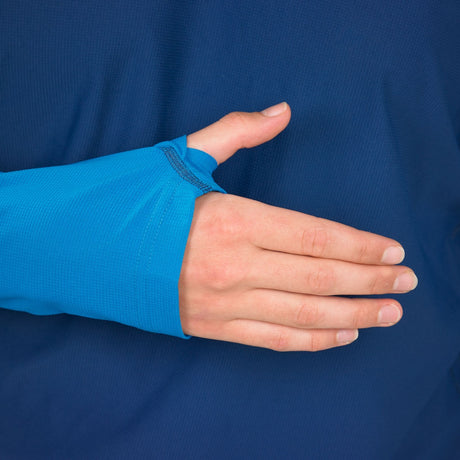 Palm Helios Women's Hoodie Thumb Loop Detail Close-up