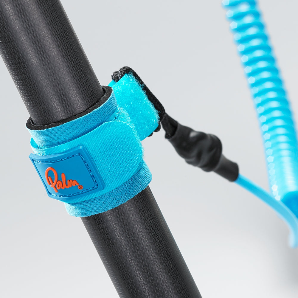 Palm Paddle Leash Attached to Paddle