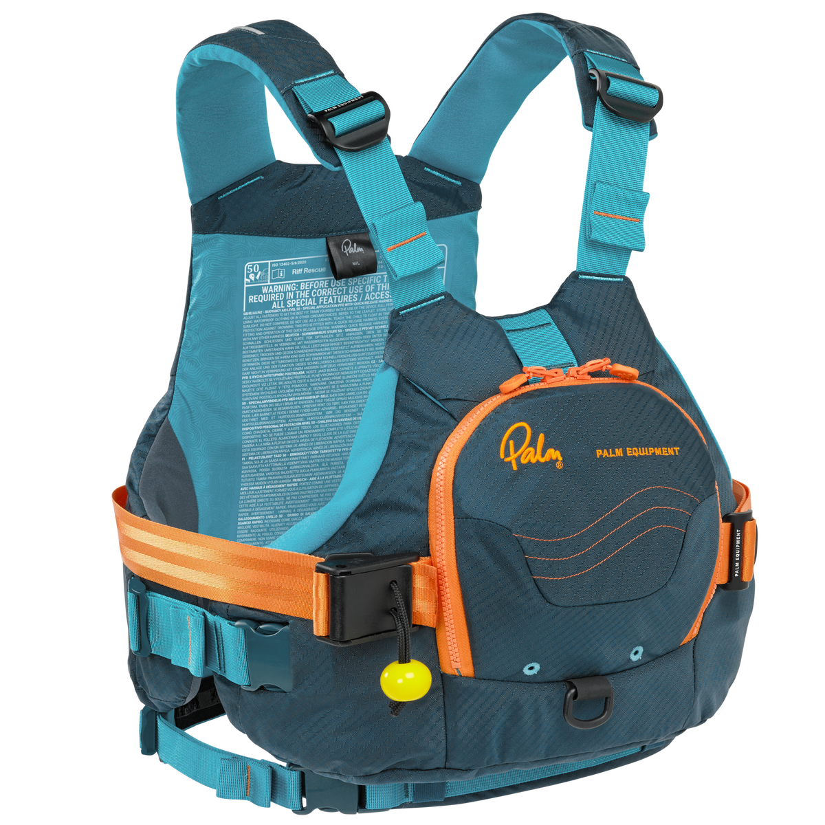 Palm Riff Rescue PFD – Pine/Ceramic, front view