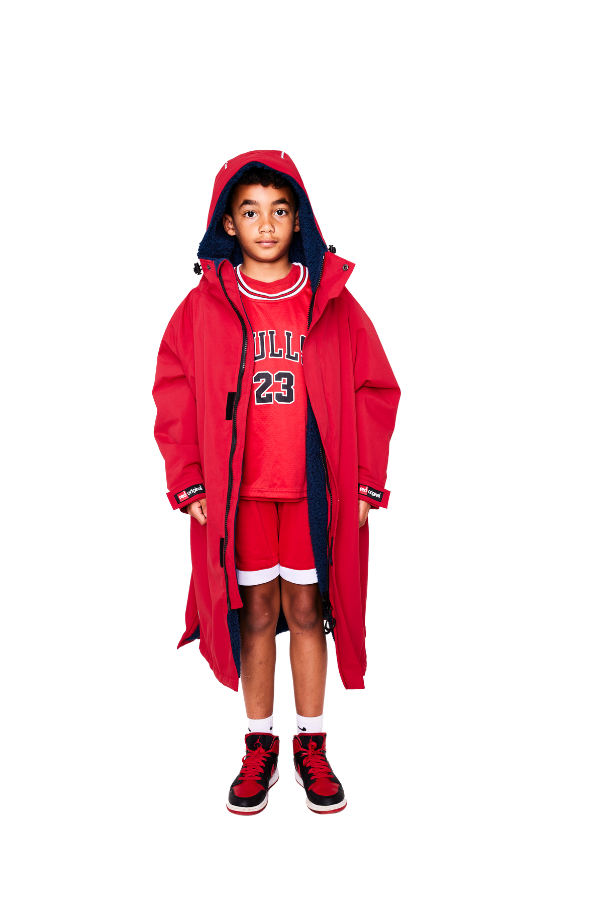 Red Original Kids Pro Changing Robe