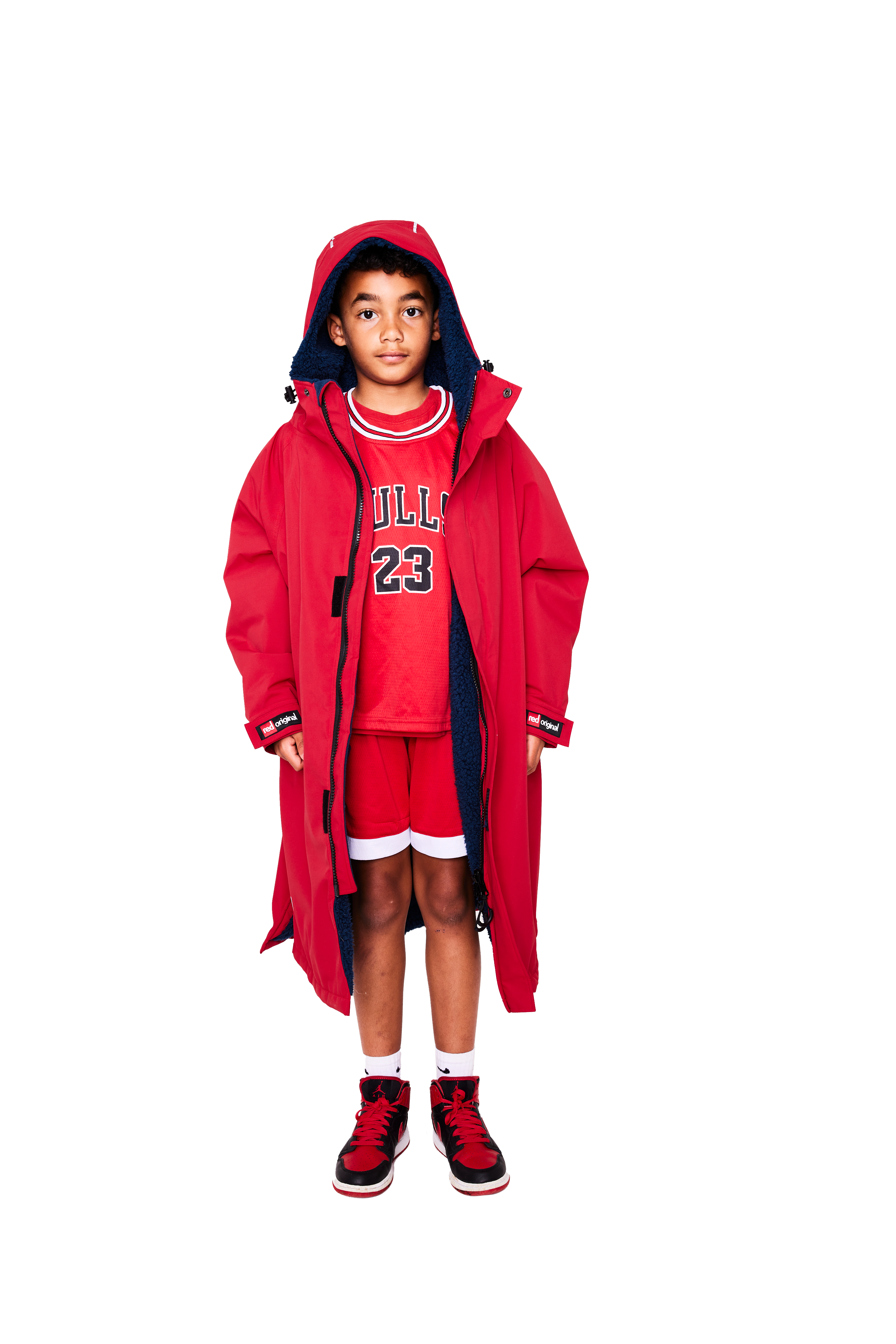 Red Original Kids Pro Changing Robe