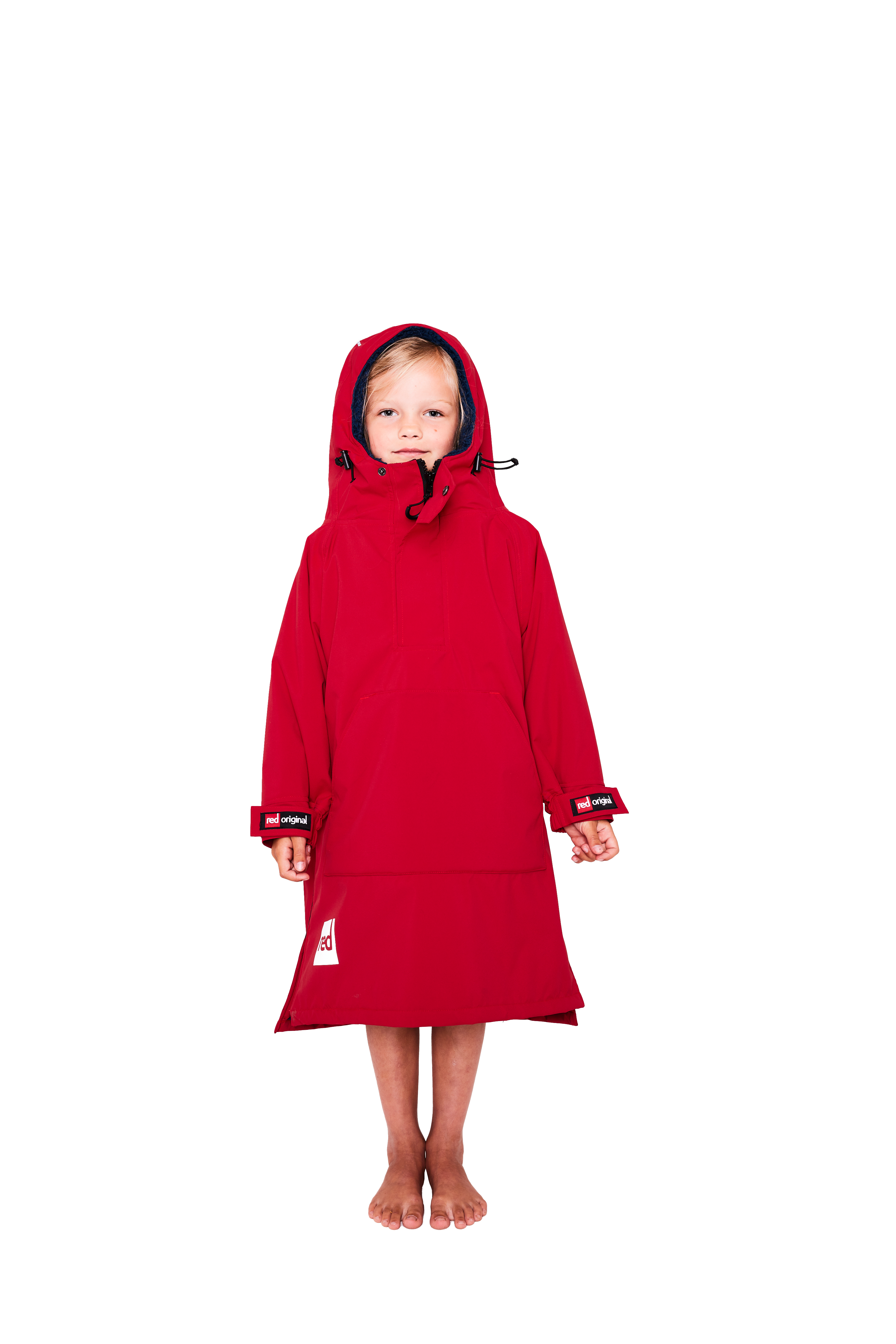 Red Original Kids Dry Poncho