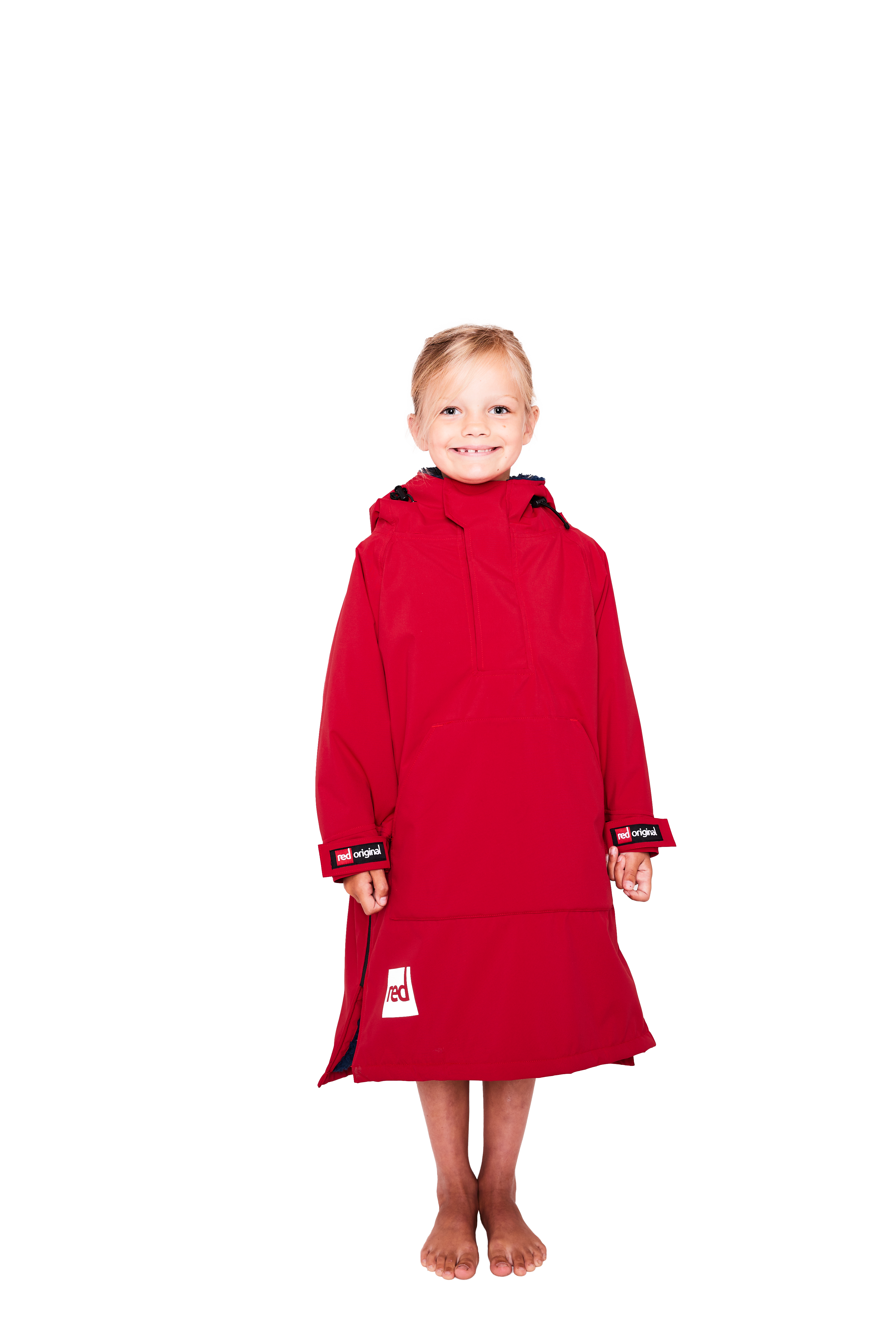 Red Original Kids Dry Poncho