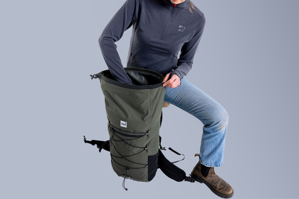 Red Lightweight Waterproof Backpack