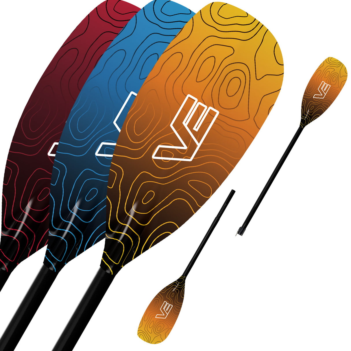 VE Glass Creeker - 2pc Glass Shaft WW Paddle