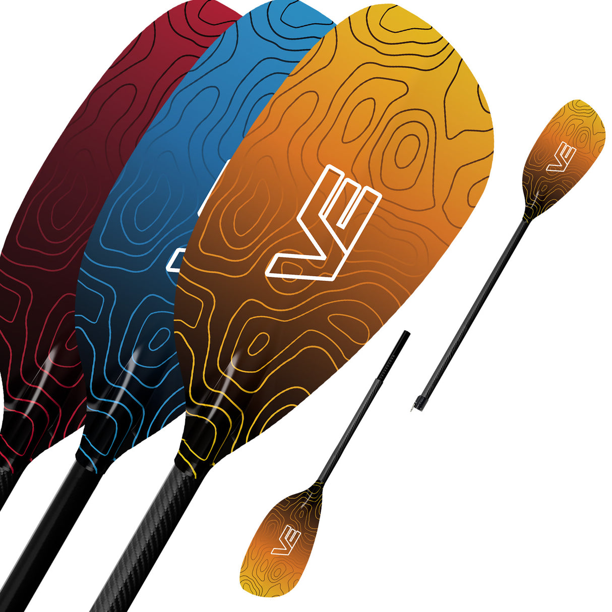 VE Glass Pro - 2pc Glass Shaft WW Paddle