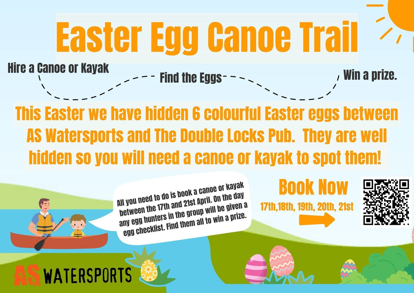 Easter Egg Canoe Trail - AS Watersports