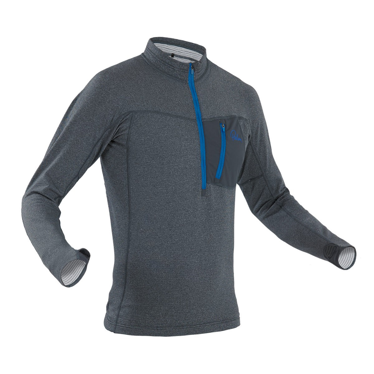 Palm Tsangpo Long Sleeve Jet Grey Front
