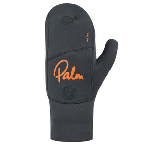 Palm Talon Mitts Jet Grey Front View