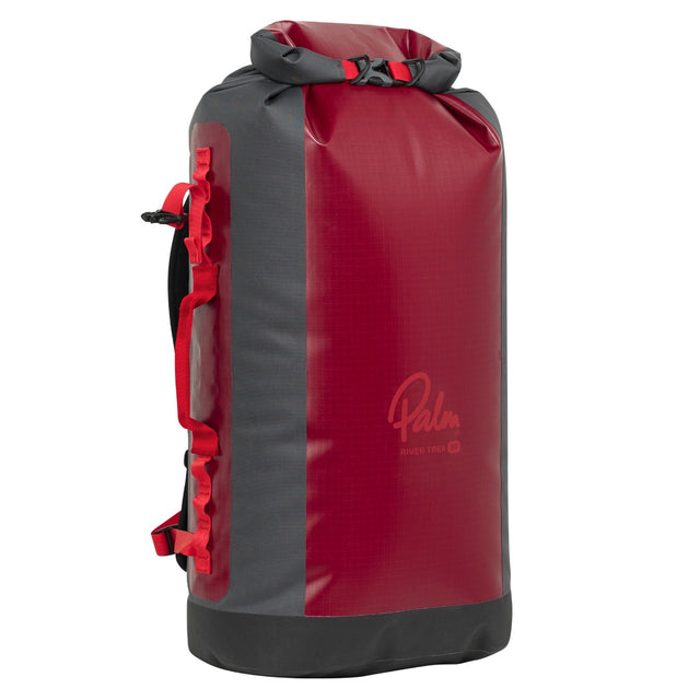 Palm RiverTrek 50L Dry Bag Chilli Front View Detail