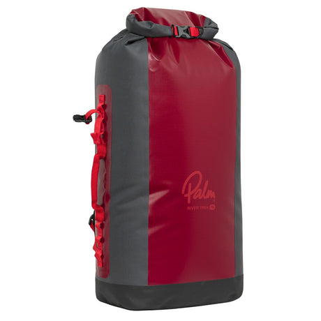 Palm RiverTrek 75L Dry Bag Chilli Front View Detail