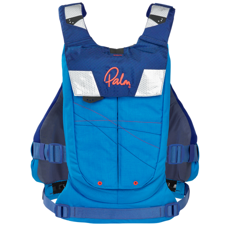 Palm Kaikoura Touring PFD – Azure/Navy, back view