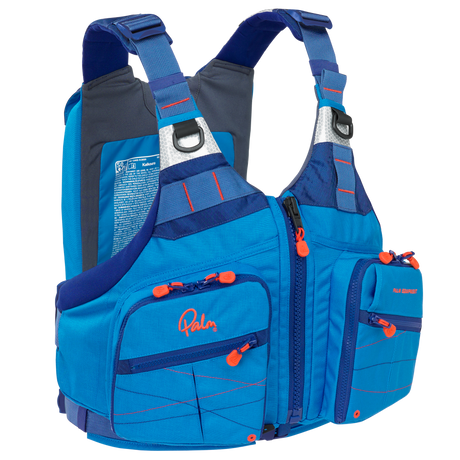 Palm Kaikoura Touring PFD – Azure/Navy, front view