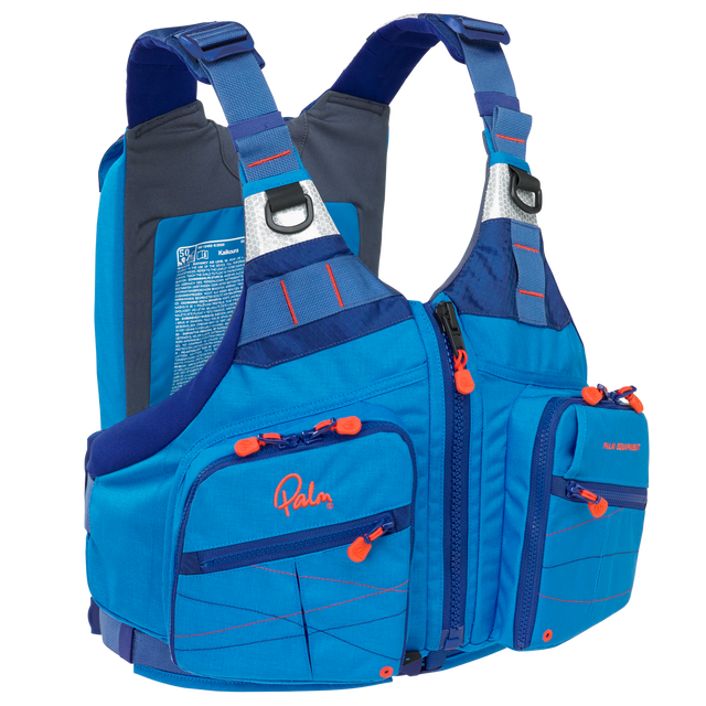 Palm Kaikoura Touring PFD – Azure/Navy, front view