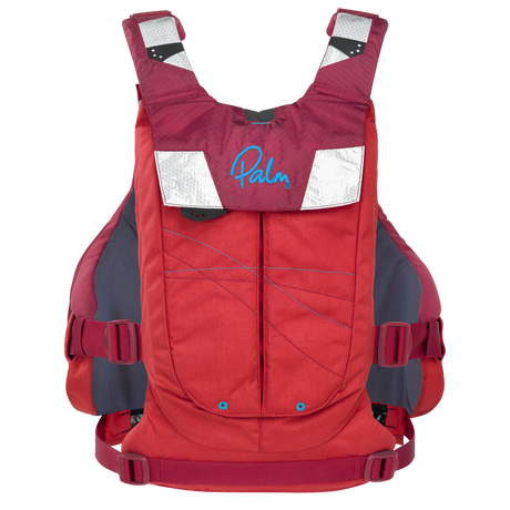 Palm Kaikoura Touring PFD – Fiesta/Samba, back view