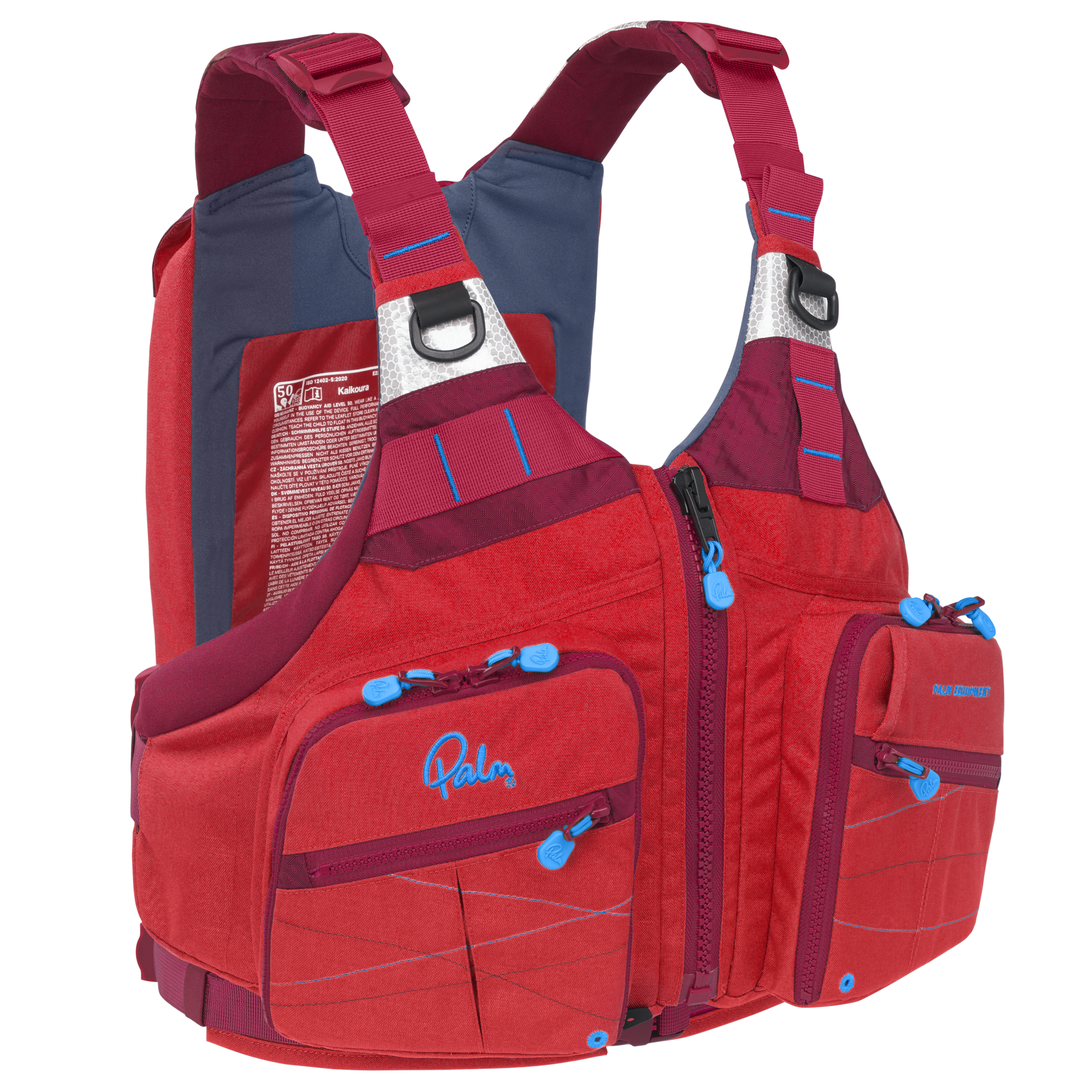 Palm Kaikoura Touring PFD – Fiesta/Samba, front view