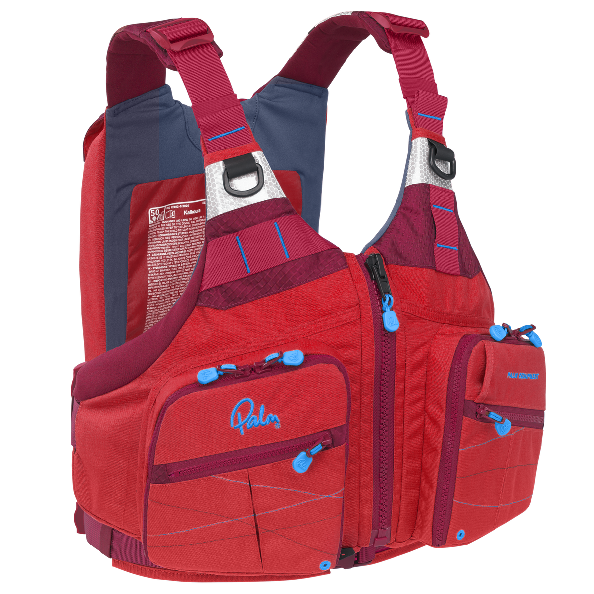 Palm Kaikoura Touring PFD – Fiesta/Samba, front view