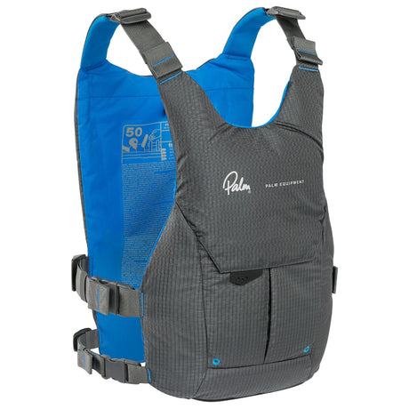 Palm Solo Vest PFD Jet Grey Front View