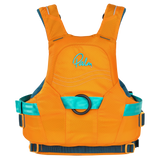 Palm Riff Rescue PFD – Tangelo/Pine, back view