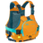 Palm Riff Rescue PFD – Tangelo/Pine, front view