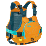 Palm Riff Rescue PFD – Tangelo/Pine, front view