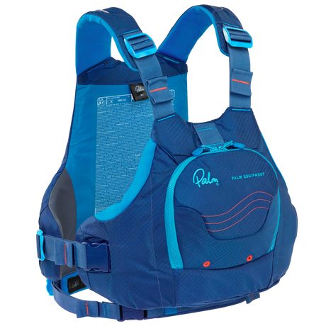 Palm Riff 2.0 PFD – Navy/Azure, front view
