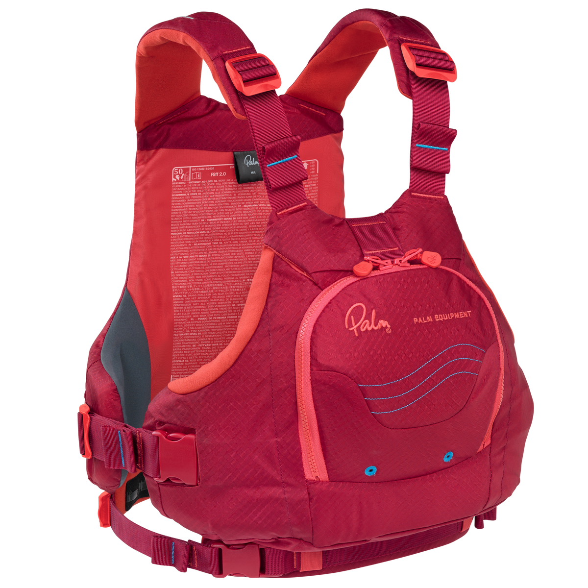 Palm Riff 2.0 PFD – Samba/Fiesta, front view