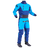 Palm Atom Men's Drysuit – Azure/Navy, front view