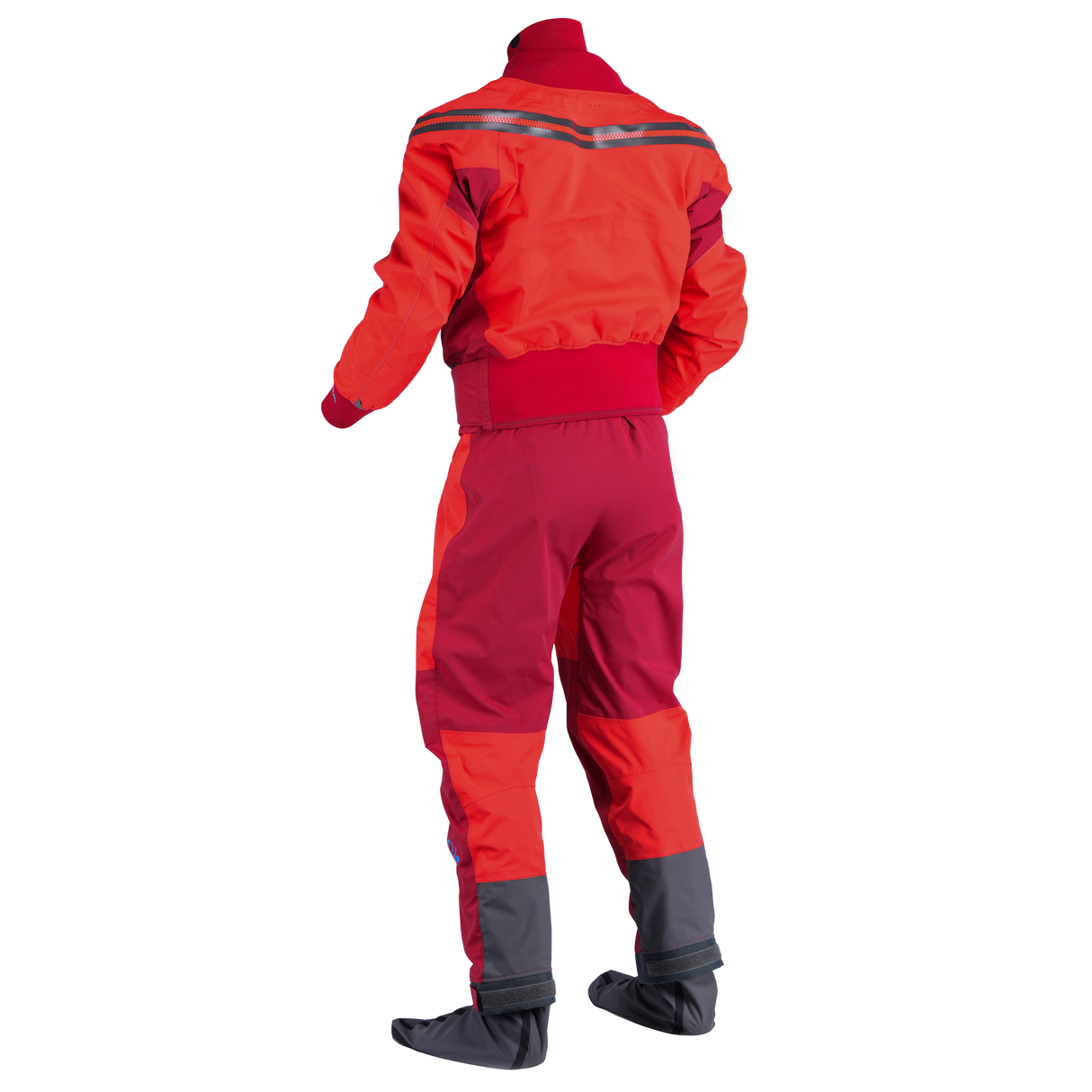 Palm Atom Men's Drysuit – Fiesta/Samba, back view