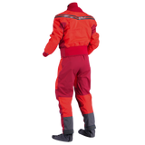 Palm Atom Men's Drysuit – Fiesta/Samba, back view
