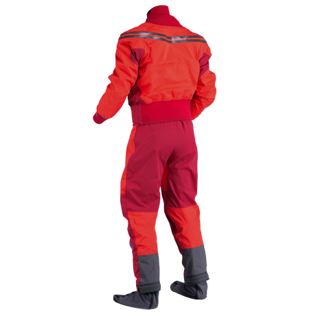 Palm Atom Men's Drysuit – Fiesta/Samba, back view