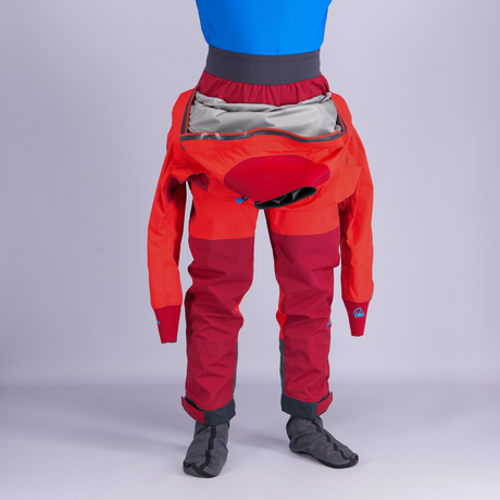 Palm Atom Men's Drysuit – Fiesta/Samba, waist detail