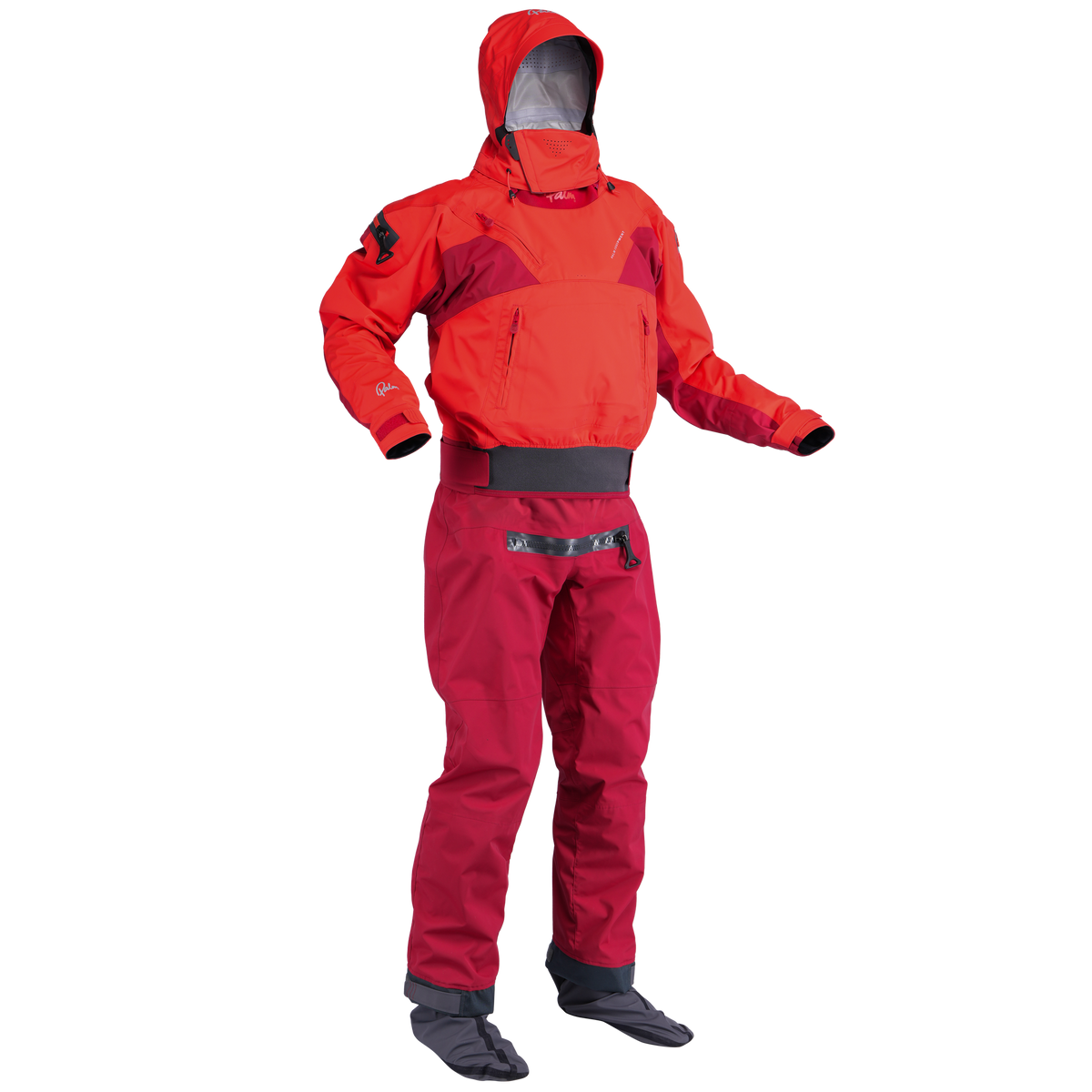Palm Bora Men's Drysuit – Fiesta/Samba, front view