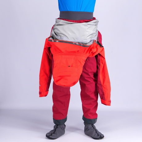 Palm Bora Men's Drysuit – Fiesta/Samba, waist detail