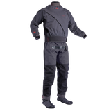 Palm Cascade Men's Drysuit – Jet Grey/Black, front view
