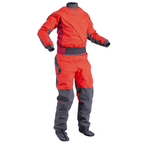 Palm Cascade Women's Drysuit – Fiesta/Samba, front view