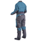 Palm Cascade Women's Drysuit – Pine/Jet Grey, back view
