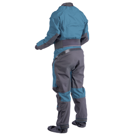 Palm Cascade Women's Drysuit – Pine/Jet Grey, back view
