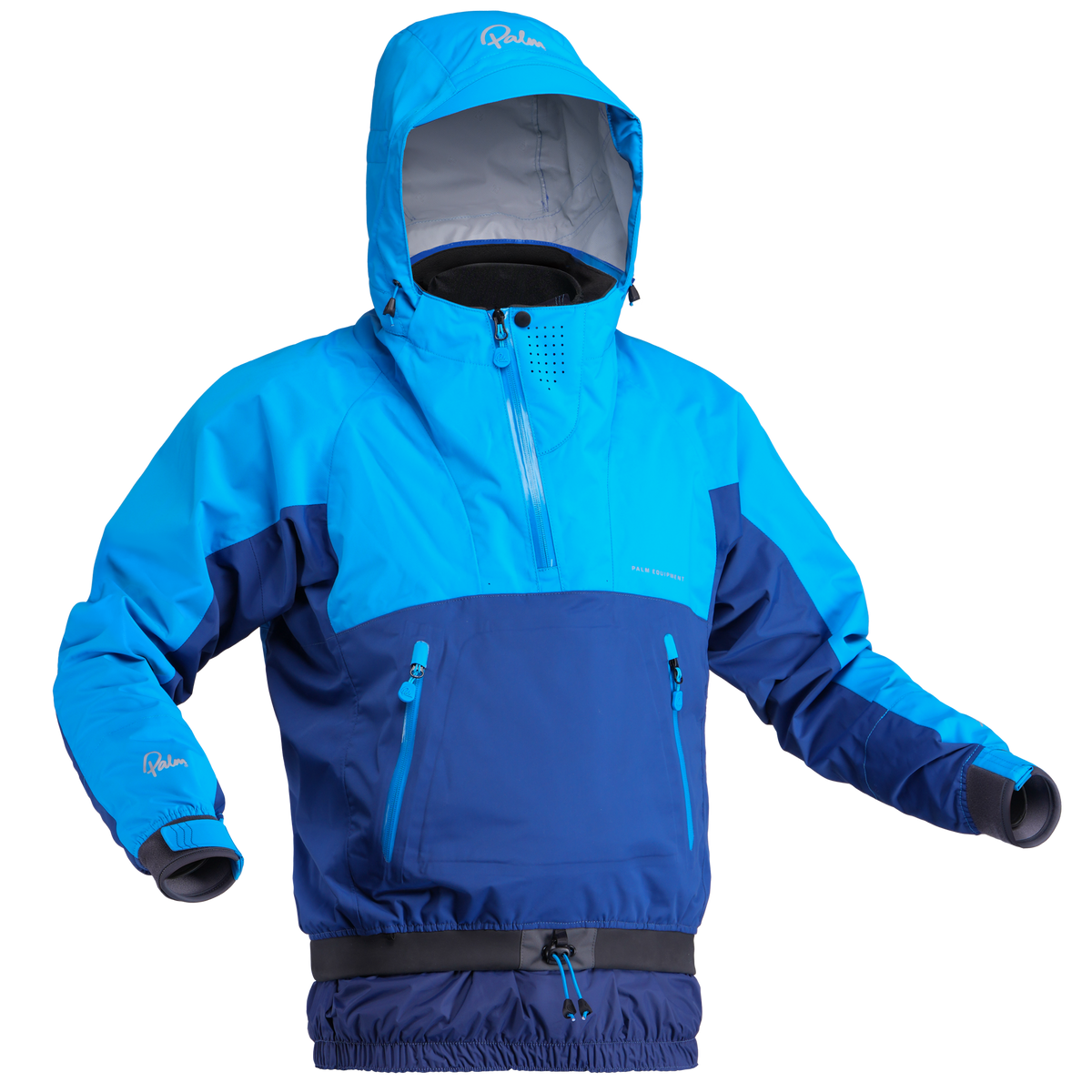 Palm Chinook Men's Jacket – Azure/Navy, front view