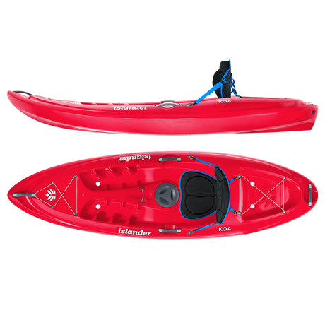 Islander Koa S Sport sit-on-top kayak – Coral