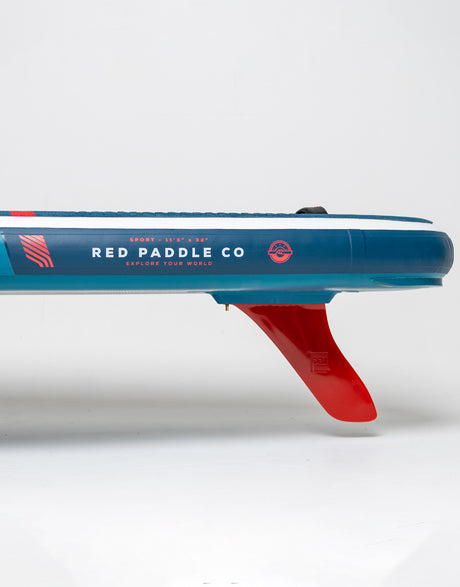 Red Paddle Co 11'3 Sport Inflatable Paddleboard Package fin